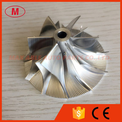 K24 43.70/60.50mm 6+6 blades 5324-123-2019 Turbo milling/aluminum 2618/billet compressor wheel