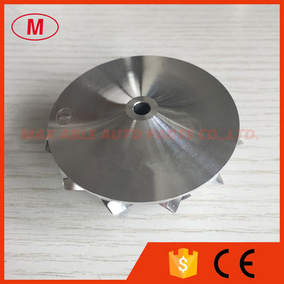 RHF5 44.95/59.00mm 6+6 blades high performance turbo turbocharger aluminum 2618/milling/billet compressor wheel