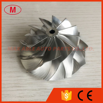 GT15-25 reverse 11+0 blades 51.00/70.00mm performance Turbocharger milling/aluminum 2618/billet compressor wheel