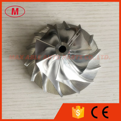 HX40 55.97/85.98mm 3599018 7+7 blades high performance turbo milling/aluminum 2618/billet compressor wheel for 4037173