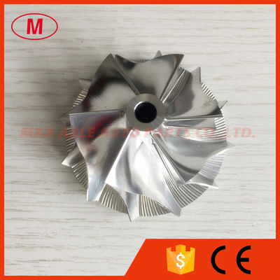 TD05H 16G small 46.48/60.00mm 6+6 blades 49178-43300 performance Turbo milling/Aluminum 2618/billet compressor wheel
