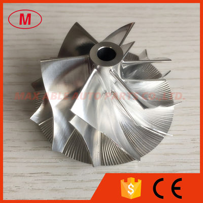 TD05H 16G small 46.48/60.00mm 6+6 blades 49178-43300 performance Turbo milling/Aluminum 2618/billet compressor wheel