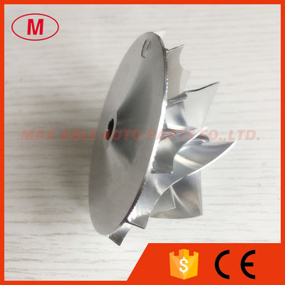 TD05H 16G small 46.48/60.00mm 6+6 blades 49178-43300 performance Turbo milling/Aluminum 2618/billet compressor wheel