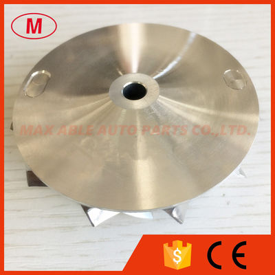 GT28 11+0 blades 48.30/63.00mm forward turbo milling/aluminum 2618/billet compressor wheel for racing