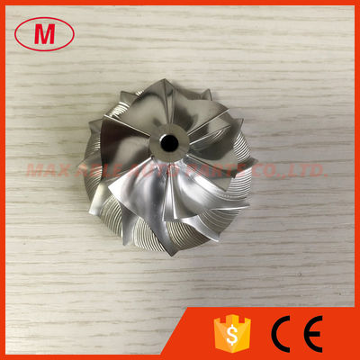 GT15-25 43.20/60.00mm 6+6 blades high performance turbo milling/aluminum 2618/billet compressor wheel