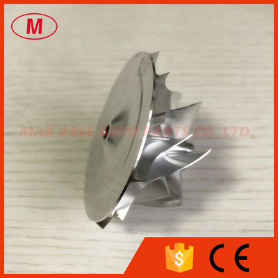 GT15-25 43.20/60.00mm 6+6 blades high performance turbo milling/aluminum 2618/billet compressor wheel