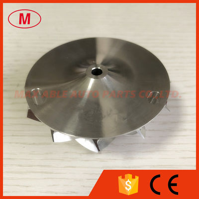 GT15-25 50.00/68.01mm 6+6 blades turbo milling/aluminum 2618/billet compressor wheel
