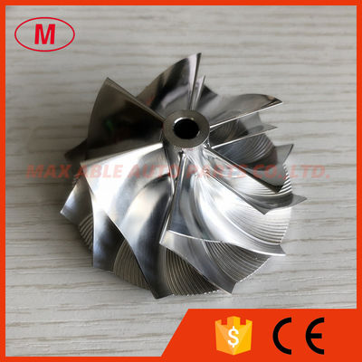 K04 48.00/60.00mm 6+6 blades high performance turbocharger milling/aluminum 2618/billet compressor wheel