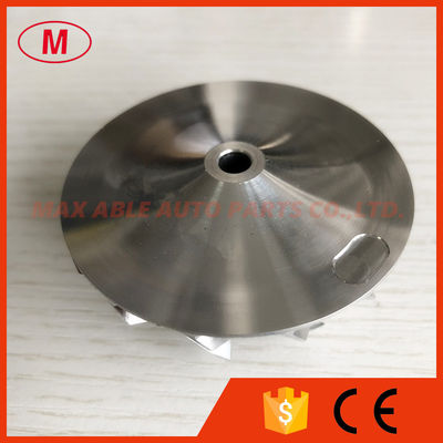 RHF5 41.24/56.00mm 7+7 blades Turbo milling/aluminum 2618/billet compressor wheel for ISUZU VIFB