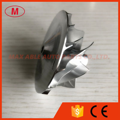 RHF5 41.24/56.00mm 7+7 blades Turbo milling/aluminum 2618/billet compressor wheel for ISUZU VIFB