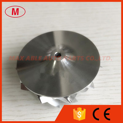KP39 45.00/55.00mm 11+0 blades Turbo milling/aluminum 2618/billet compressor wheel