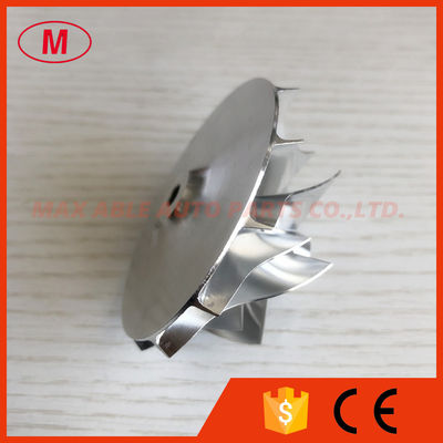 GT15-25 47.56/61.98mm 6+6 blades turbocharger turbo aluminum 2618/billet compressor wheel