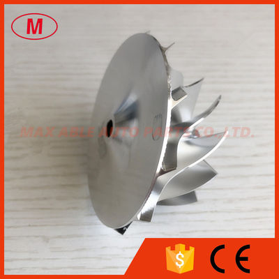 RHF5HB 50.39/68.01mm 11+0 blades Turbocharger milling/aluminum 2618/billet compressor wheel
