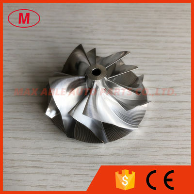 K04  50.39/60.00mm 5+5 blades turbo aluminum 2618/milling/billet compressor wheel