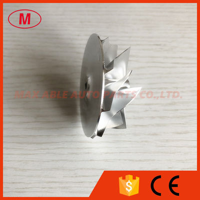 K04  50.39/60.00mm 5+5 blades turbo aluminum 2618/milling/billet compressor wheel