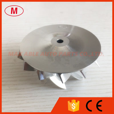 TD04HL 44.00/62.00mm 7+7 blades performance Tapered tip angle:29.5 Turbo milling/aluminum 2618/billet compressor wheel