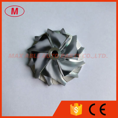 RHFV5 39.22/52.50mm 6+6 blades Turbo milling/aluminum 2618/billet compressor wheel for 06J145702K VW Golf 6 GTI