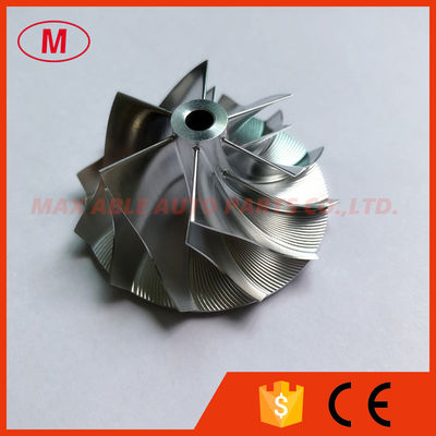 RHFV5 39.22/52.50mm 6+6 blades Turbo milling/aluminum 2618/billet compressor wheel for 06J145702K VW Golf 6 GTI