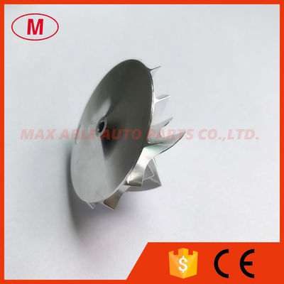 TD03 14T close 39.55/51.00mm 6+6 blades Turbo milling/aluminum 2618/billet compressor wheel