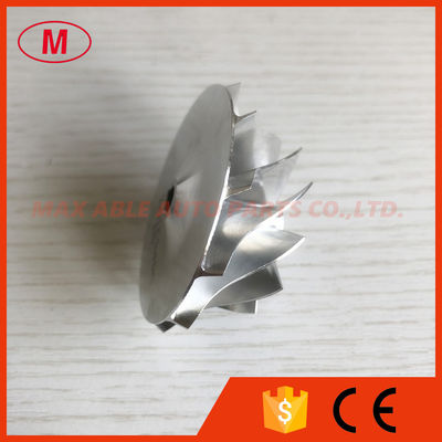 GT2554R 42.12/54.39mm 11+0 Blades high performance Turbocharger aluminum 2618/milling/billet compressor wheel for racing