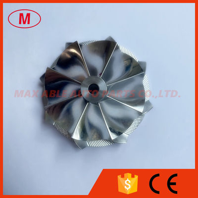 K04 5306-123-2014 46.39/56.08mm 8+0 blades aluminum 2618/milling/billet compressor wheel for 5304-970-0064 53049700064