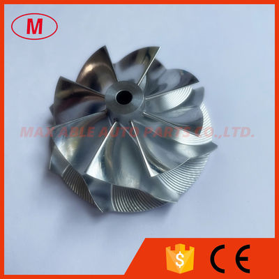 K04 5306-123-2014 46.39/56.08mm 8+0 blades aluminum 2618/milling/billet compressor wheel for 5304-970-0064 53049700064