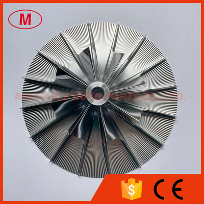 Supercharger 8+8 blades 76.90/145.90mm turbo/milling/aluminum 2618/billet compressor wheel for Vortech-2