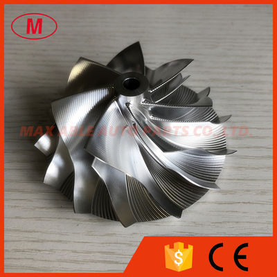GT3582 62.70/82.00mm 7+7 blades Point milling high performance Turbo aluminum 2618/milling/billet compressor wheeL