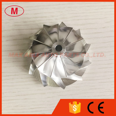 CT26 48.30/64.89mm 11+0 blades Turbo aluminum 2618/milling/billet compressor wheel for TOYOTA