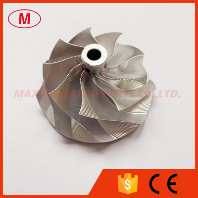 G25-550 48.35/60.00mm 9+0 Blades Point Milling snake curveTurbo Aluminum 2618/Milling/billet Compressor Wheel for 871389-5004S/871389-5005S