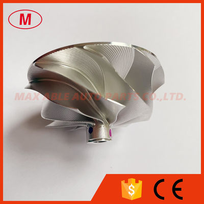 G25-550 48.35/60.00mm 9+0 Blades Point Milling snake curveTurbo Aluminum 2618/Milling/billet Compressor Wheel for 871389-5004S/871389-5005S