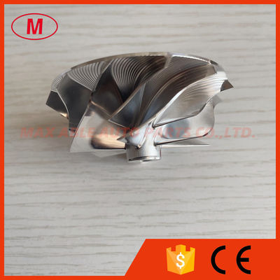 K04 reverse 46.39/56.08mm 6+6 blades high performance aluminum 2618/millining /billet compressor wheel for turbo