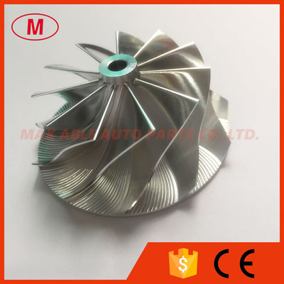 TD04HL 20T reverse 49189-x 11+0 blades 47.04/58.00mm Turbocharger milling/aluminum 2618/billet compressor wheel