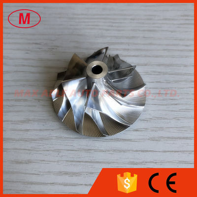 GT15-25 451584-0010 36.08/52.19mm 6+6 blades turbo milling/aluminum 2618/billet compressor wheel for 727265/727264