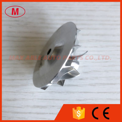GT15-25 451584-0010 36.08/52.19mm 6+6 blades turbo milling/aluminum 2618/billet compressor wheel for 727265/727264