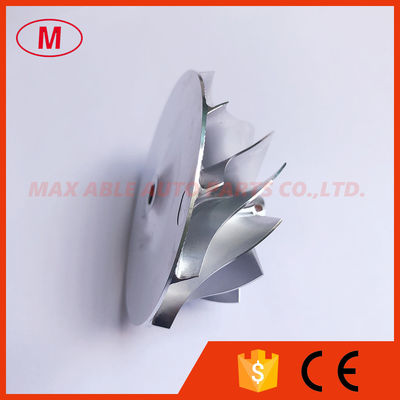 CT26 11+0 blades 48.30/64.89mm Tapered tip Angle:18 degree Turbo aluminum 2618/milling/billet compressor wheel