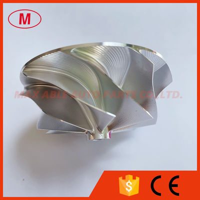 RHF5 53.00/67.40mm 9+0blades Point Milling Small Nose Turbocharger Milling/aluminum 2618/billet Compressor Wheel