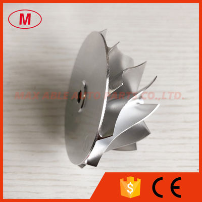HT18 48.00/62.89mm 11+0 blades high performance milling/aluminum 2618/billet compressor wheel