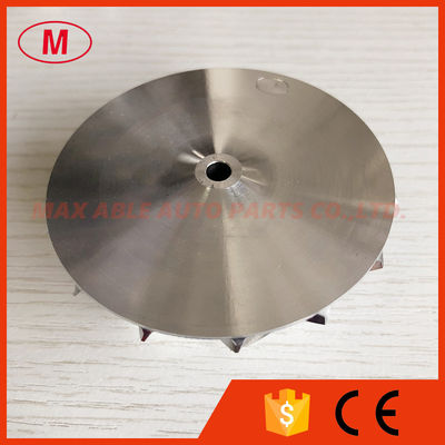 RHF5 reverse 54.50/70.00mm 7+7 blades High performance Turbo milling/aluminum 2618/billet compressor wheel