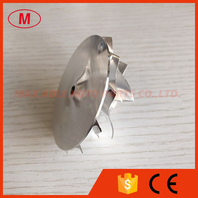 TD04 reverse 49.00/64.89mm 6+6 blades high performance Turbocharger milling/aluminum 2618/billet compressor wheel