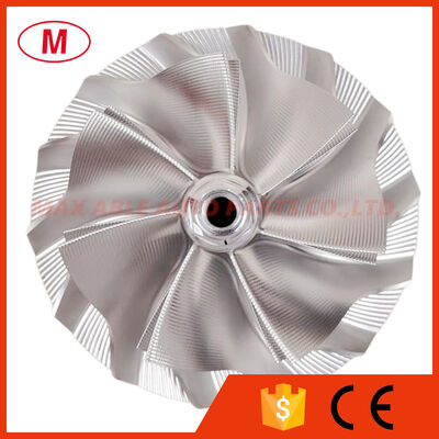 PTE7675 76.44/102.40mm 7+7 blades point milling turbocharger billet/milling/aluminum 2618 compressor wheel for PTE7675 GEN 2