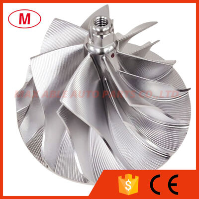 PTE7675 76.44/102.40mm 7+7 blades point milling turbocharger billet/milling/aluminum 2618 compressor wheel for PTE7675 GEN 2