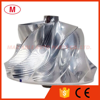 GT15-25 reverse 6+6 blades 46.50/60.00mm LEP style high Performance milling/aluminum 2618/billet compressor wheel