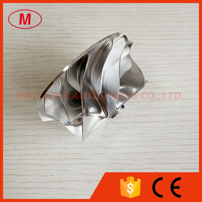 G25-660 reverse 54.28/67.40mm 7+7 Blades LEP style turbo aluminum 2618/Milling/billet compressor wheel for 858161-5003S/877895-5002S/5005S/5006S/871389-5010S/5011S
