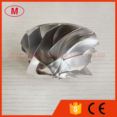 G25-660 reverse 54.28/67.40mm 7+7 Blades LEP style turbo aluminum 2618/Milling/billet compressor wheel for 858161-5003S/877895-5002S/5005S/5006S/871389-5010S/5011S