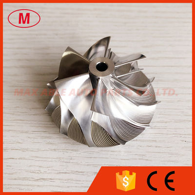 GT15-25 6+6 blades 43.36/56.03mm 784366-0001HF performance short nose aluminum 2618/billet compressor wheel