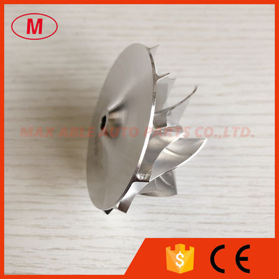 GT15-25 6+6 blades 43.36/56.03mm 784366-0001HF performance short nose aluminum 2618/billet compressor wheel