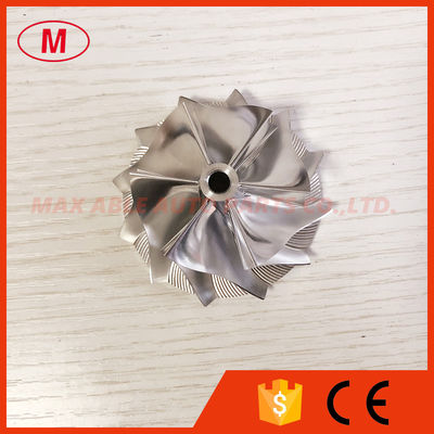 K04 46.00/60.00mm 6+6 blades high performance Turbo milling/aluminum 2618/billet compressor wheel