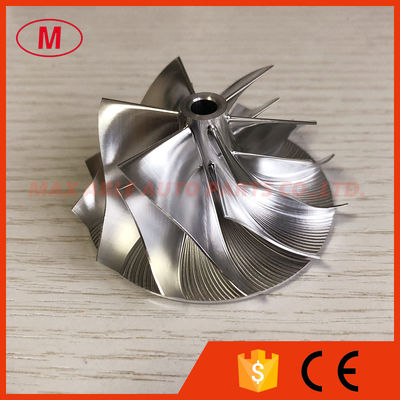 K04 46.00/60.00mm 6+6 blades high performance Turbo milling/aluminum 2618/billet compressor wheel