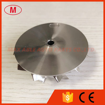 K04 46.00/60.00mm 6+6 blades high performance Turbo milling/aluminum 2618/billet compressor wheel